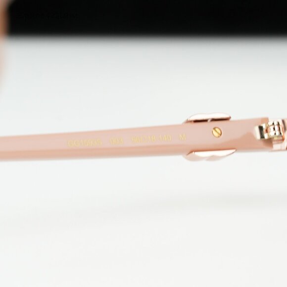 Gucci Women Sunglasses Gold Pink Violet Geometric GG1593S 003 BRAND NEW - Picture 5 of 10